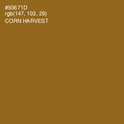 #93671D - Corn Harvest Color Image